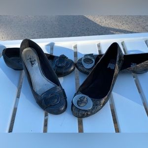 SELLING together!  1. Life Stride flats, size 9W 2. Dr. Scholl’s flats, size 9.5